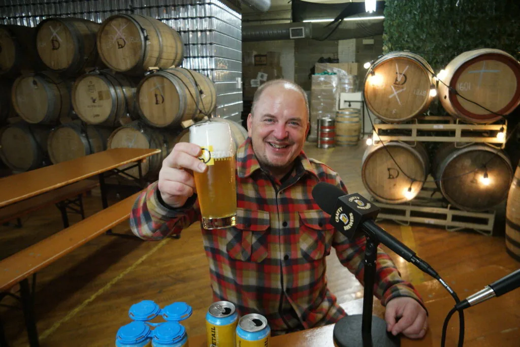 Dovetail Brewery Co-owner and Master Brewer Hagen Dost