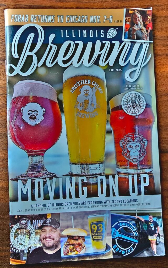 The Fall 2025 edition of Illinois Brewing Magazine